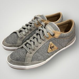 Le Coq Sportif Feretcraft Gray Lace Up Sneakers Women’s Size 6